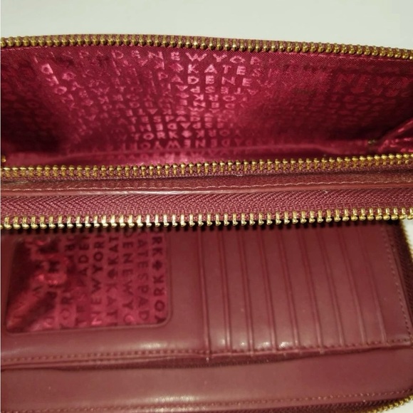 Kate Spade Burgundy Crossbody Bag and Wallet Set - Picture 3 of 5